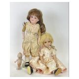 Antique German Bisque Doll & More