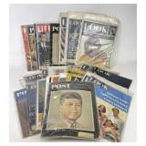 Vintage Magazines - Look, Post, Life & More