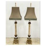 John Richard Neoclassical Buffet Lamps