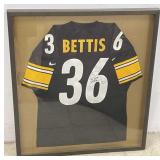 Framed Bettis Pittsburgh Steelers Jersey