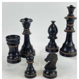 Metal Staunton Style Chess Piece D©cor