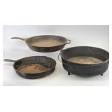 Cast Iron Pans & Cauldron