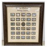 Framed Ducks Unlimited Stamp Collection
