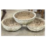 Willy Guhl Style Concrete Planters