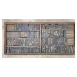 Vintage Printers Tray & Printers Blocks