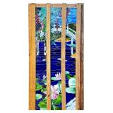 8 FT Handcrafted Stained Glass Window Panel