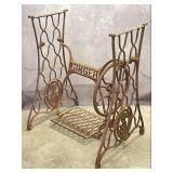 Cast Iron Singer Treadle Sewing Machine Base