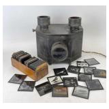 Radioptican Postcard Projector w/ B&W Lantern