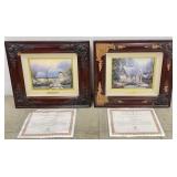 Framed Art on Canvas - Thomas Kinkade Limited