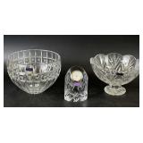 Marquis by Waterford Crystal Bowls & Desk Clock