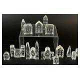 Swarovski Silver Crystal City Buildings & More