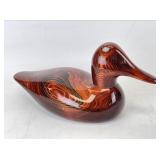 Signed Hand Carved Bundy & Company Wood Duck