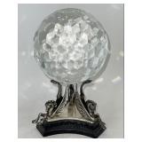 Faceted Crystal Ball on Castilian Pegasus Base