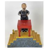Vintage Cast Iron Mechanical Coin Bank