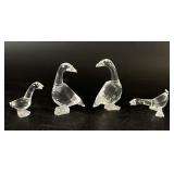 Swarovski Crystal Retired Mother Goose & Gosling