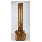 Signed Hand Carved Sculpture - K Cox