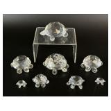 Swarovski Crystal Turtle Figurines