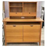 Mid Century Modern Credenza w/ Removable Hutch