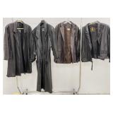 Vintage Black Leather Jackets