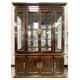 Asian Inspired Chinoiserie Style Display Cabinet