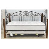 Wood & Metal Newer Trundle Bed