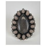 Sterling Silver & 'Gemstone' Statement Ring