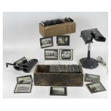Magic Lantern Slides & Keystone Stereoscope Viewer