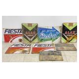 Antique Sheet Metal Advertising Signs