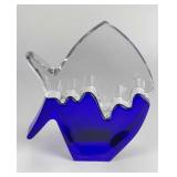 Baccarat Crystal Puzzle Fish Sculpture