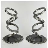 Brutalist Style Progressive Ring Sculptures