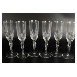 Tiffany & Co Crystal Champagne Flutes