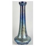 Antique Iridescent Bohemian Glass Vase