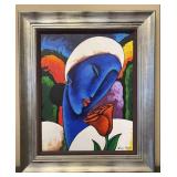 Framed & Signed Original Acrylic on Canvas -