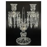 Baccarat Crystal 2 Light Candelabra