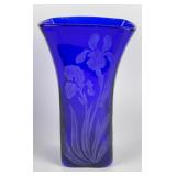 Zellique Studios Signed Art Glass Vase - Phyllis
