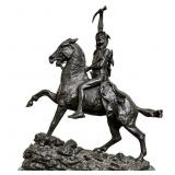 Patinated Bronze Sculpture Signed - Remington