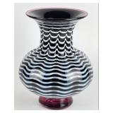 Chatham Glass Company Art Glass Vase - Dated