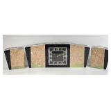 Art Deco Clock Garniture Set