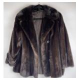 Dark Brown Mink Fur Jacket