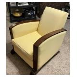 Original French Art Deco Club Chair