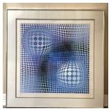 3 FT Framed Optical Art Print - Signed & Numbered