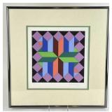Framed Optical Art Print - Signed & Numbered