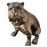 Life Size Cast Bronze English Bulldog Sculpture
