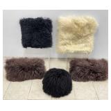 Mongolian Lamb Sheepskin Pillows