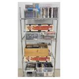Selection of DVDs, VHS & CDs