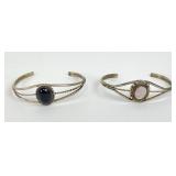 Vintage Navajo Style Sterling Cuff Bracelets