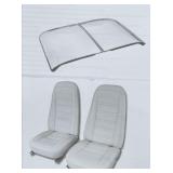 NOS Corvette LOF Tempred Mirrored Glass T -Tops