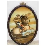 Reverse Glass Painting of Napoleon Bonaparte
