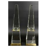Large Crystal Obelisk Sculptures