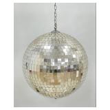 2 FT Vintage Silver Mirrored Disco Ball